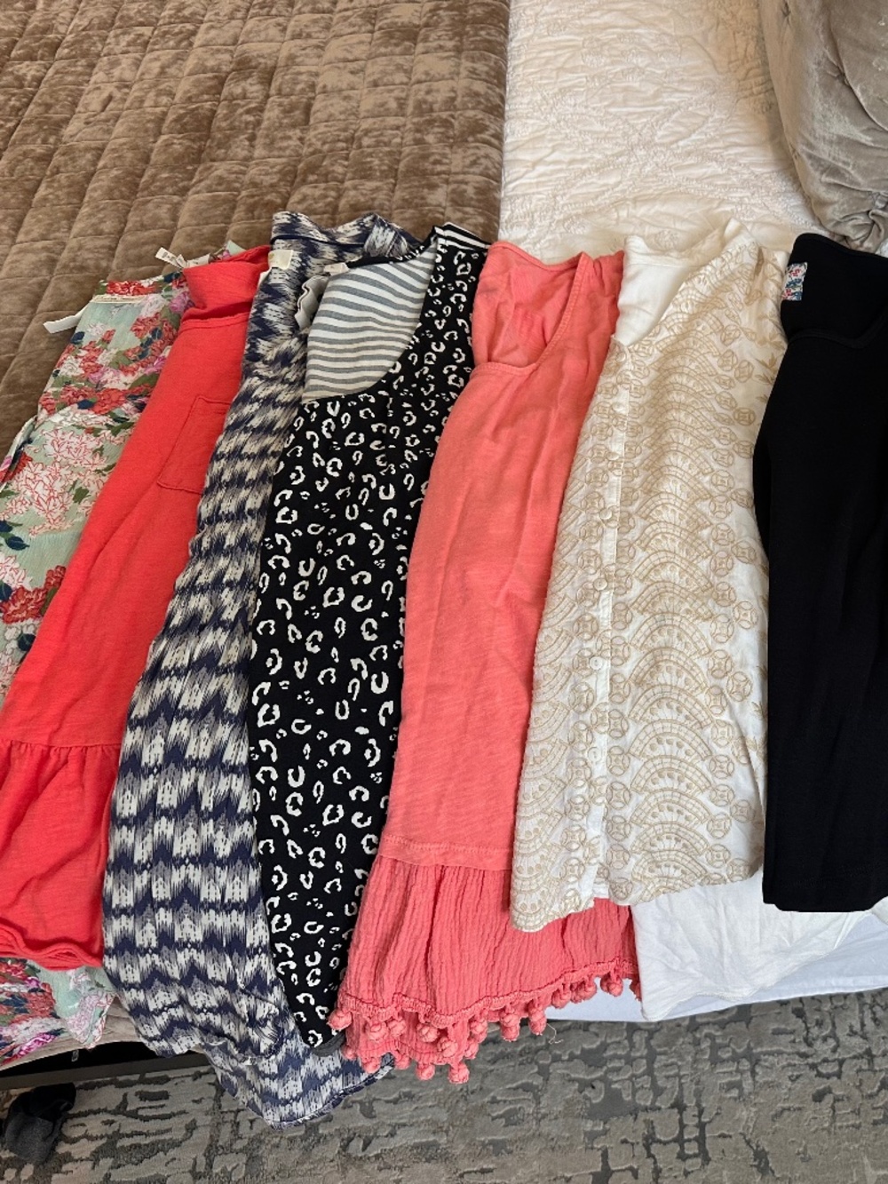 Set of 9 Anthropologie Tops Xlarge.